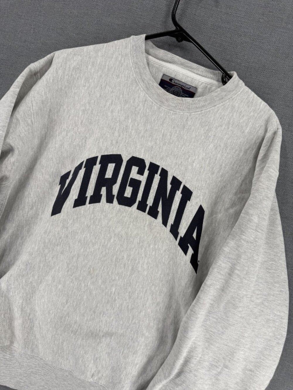 Vtg Champion Original Reverse Weave Virginia Sweatshirt Mens L UVA Crewneck Y2K